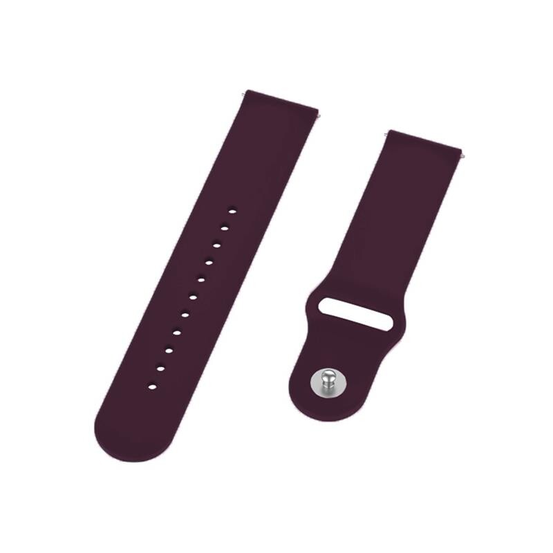 Силиконовый ремешок BeCover для Samsung Galaxy Watch 46mm/Watch 3 45mm/Gear S3 Classic/Gear S3 Frontier Purple-Wine (706318)