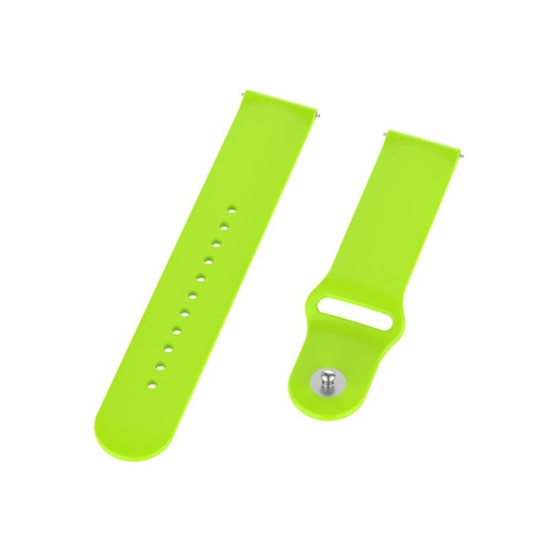 Силиконовый ремешок BeCover для Xiaomi iMi KW66/Mi Watch Color/Haylou LS01/Watch S1 Active Lime (706363)