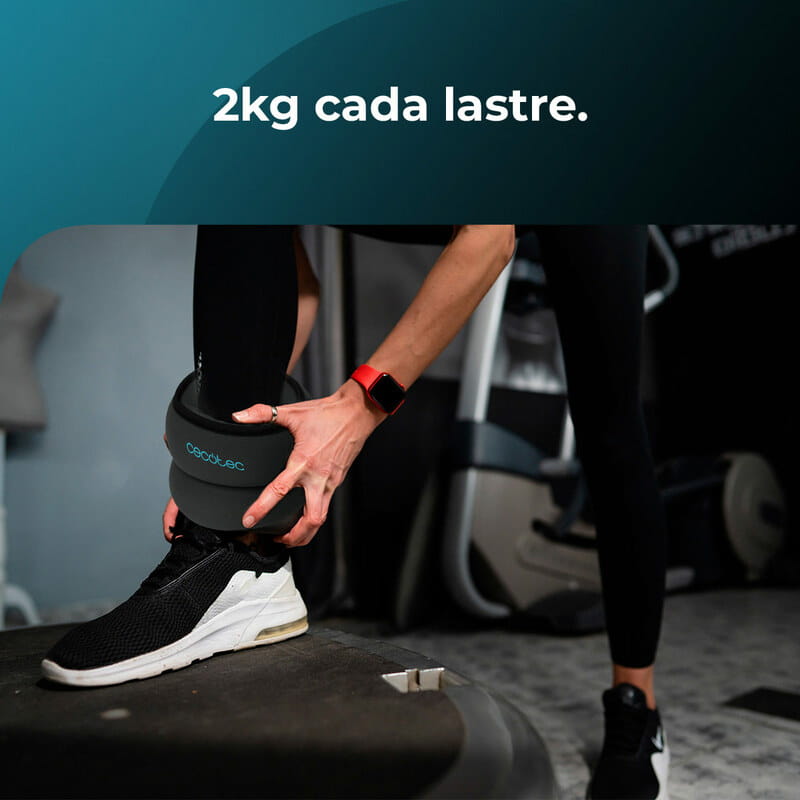 Утяжелители Cecotec Drumfit AnkleBell 2000 Neo (2шт по 2кг) (CCTC-07207)