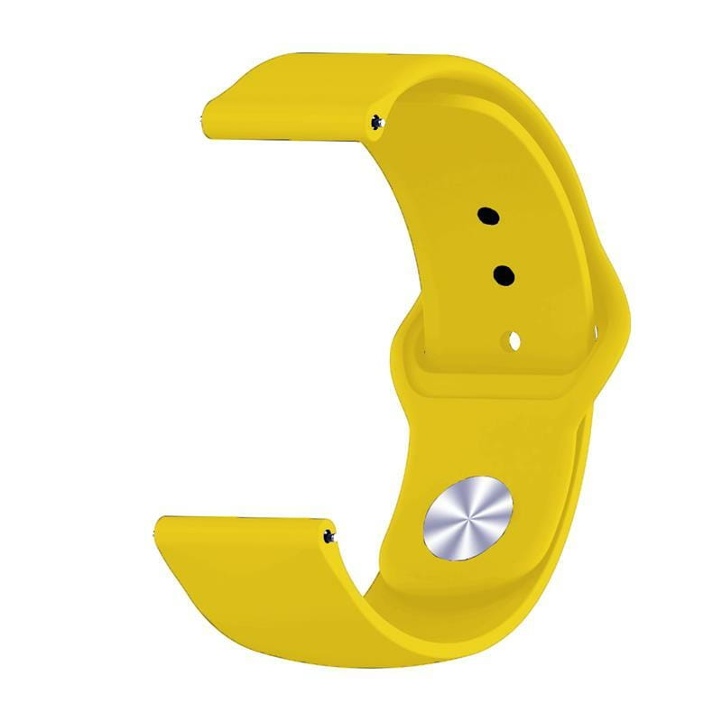 Силиконовый ремешок BeCover для Amazfit Stratos 1/2/2S/3/GTR 2/GTR 47mm/GTR Lite 47mm/Nexo/Pace Yellow (706381)