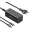 Фото - Мережевий зарядний пристрій Vention 4-Port USB GaN Charger 2x100W/2x18W Black (FBSBG-EU) | click.ua