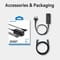 Фото - Мережевий зарядний пристрій Vention 4-Port USB GaN Charger 2x100W/2x18W Black (FBSBG-EU) | click.ua