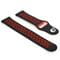 Фото - Ремешок BeCover Nike Style для Samsung Galaxy (20mm)/Watch 5/ Watch 4 40/44mm/Watch 4 Classic 42mm/Watch Active/Active 2 40/44mm/Watch 3 41mm/Gear S2/Classic/Gear Sport Black-Red (705695) | click.ua
