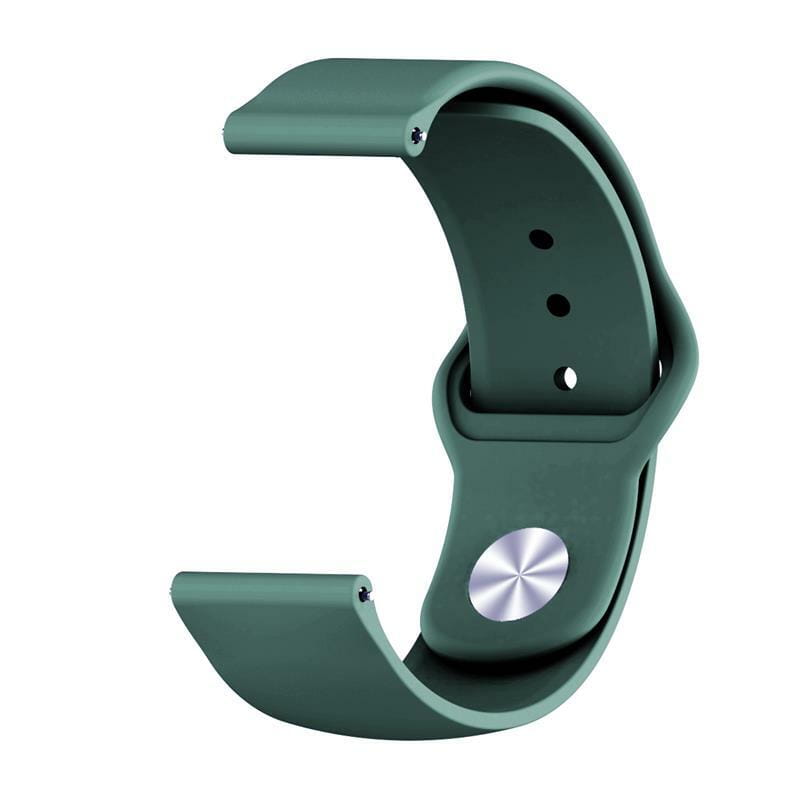 Силиконовый ремешок BeCover для Samsung Galaxy Watch 46mm/Watch 3 45mm/Gear S3 Classic/Gear S3 Frontier Dark-Green (706326)