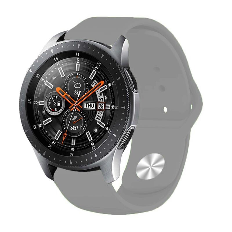 Силиконовый ремешок BeCover для Xiaomi iMi KW66/Mi Watch Color/Haylou LS01/Watch S1 Active Gray (706360)
