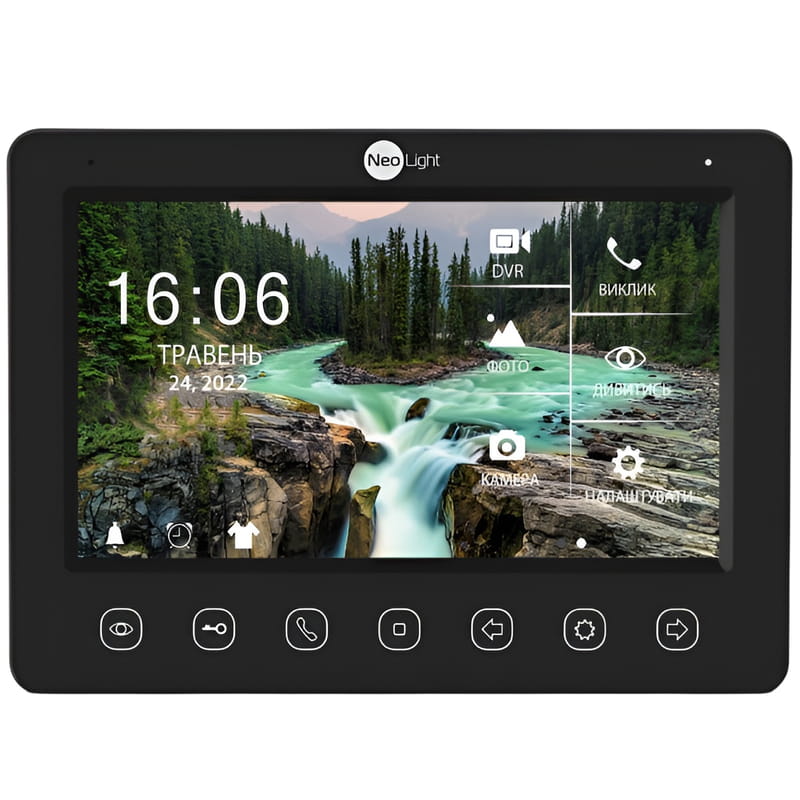 Домофон Neolight Kappa+ HD WF Black