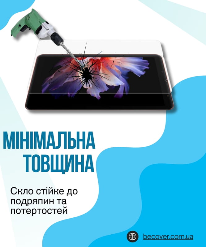 Захисне скло BeCover для Blackview Zeno 1 4G 8.0" (714899)