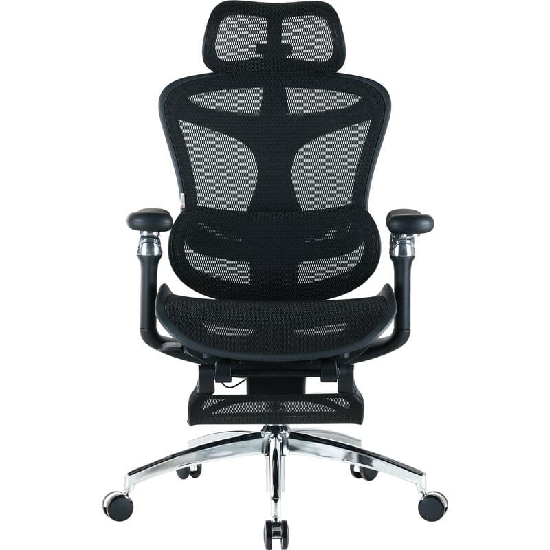 Кресло офисное Sihoo Doro C300 Pro Mesh Black with footrest (Doro-C300-Pro-M101-JT)