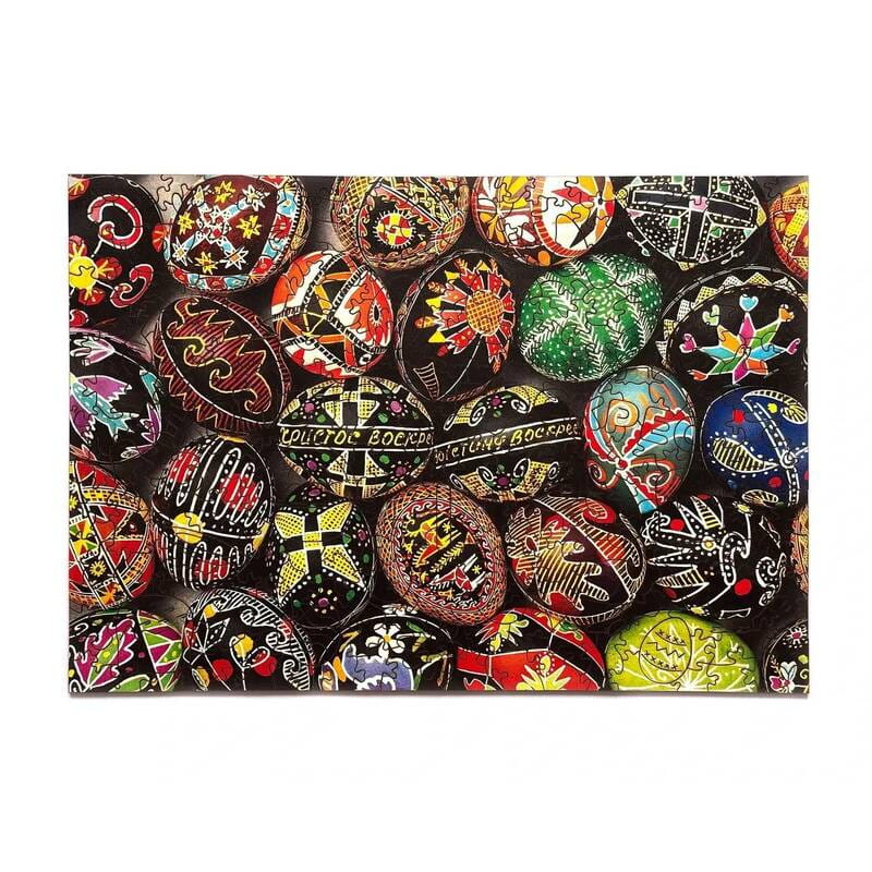 Пазл дерев`яний UkrainianPuzzles Мистецтво писанкарства Віри Манько