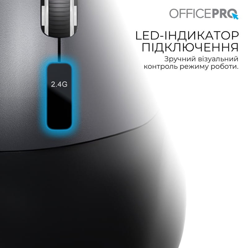 Мышь беспроводная OfficePro M398B Black