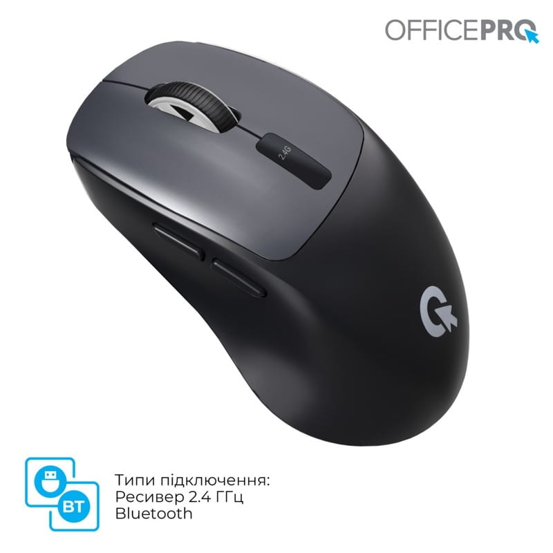 Мышь беспроводная OfficePro M398B Black