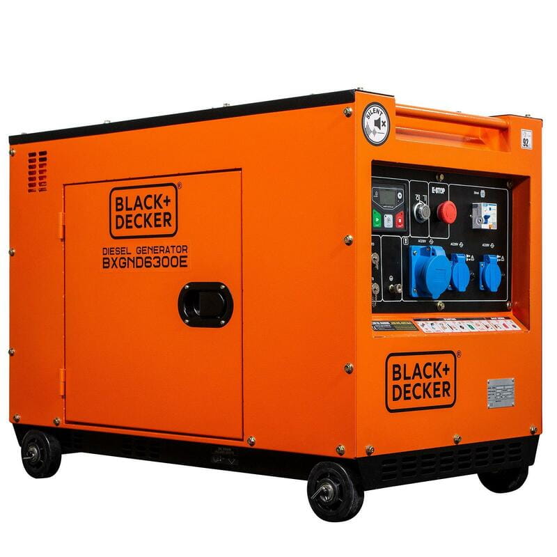 Генератор дизельний Black&Decker BXGND6300E