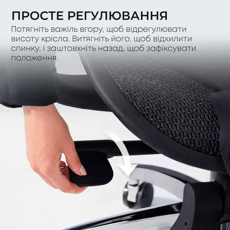 Кресло офисное Sihoo Doro C300L Mesh Black with footrest (Doro-C300L-A3-101-JT)