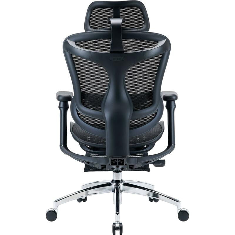 Кресло офисное Sihoo Doro C300L Mesh Black with footrest (Doro-C300L-A3-101-JT)