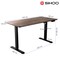 Фото - Комп`ютерний стіл Sihoo D03 Walnut/Black (D03-104/D03-108) | click.ua