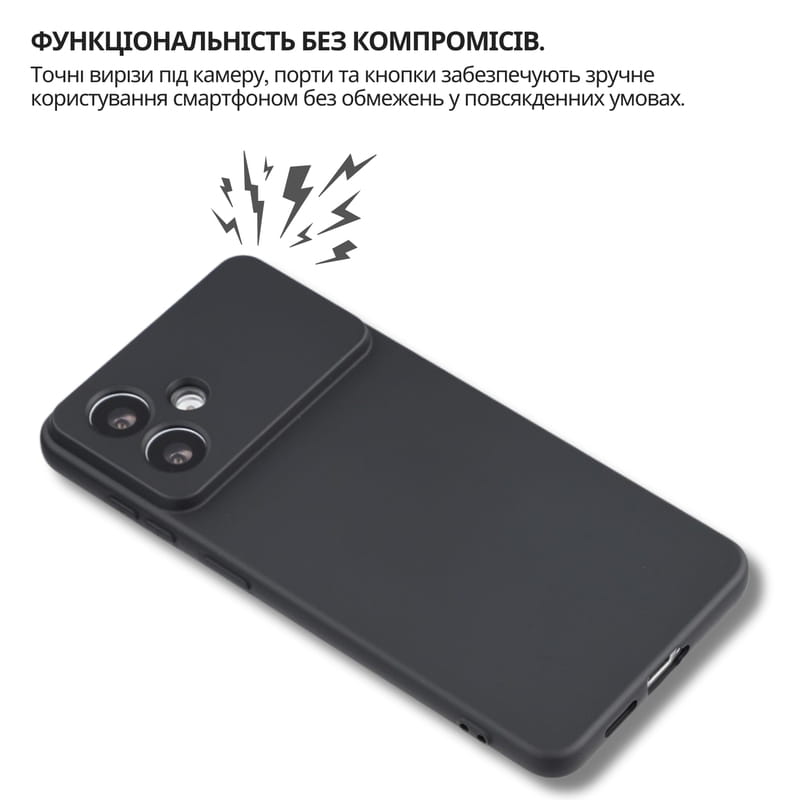 Чохол-накладка BeCover для Samsung Galaxy S26 Edge SM-S947 Black (714878)