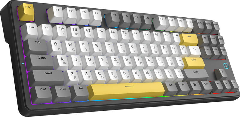 Клавиатура Ajazz AK870 V2 Flying Fish Switch Black USB-C (AK870-V2-FF-BGY)