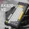 Фото - Клавиатура Ajazz AK870 V2 Flying Fish Switch Black USB-C (AK870-V2-FF-BGY) | click.ua