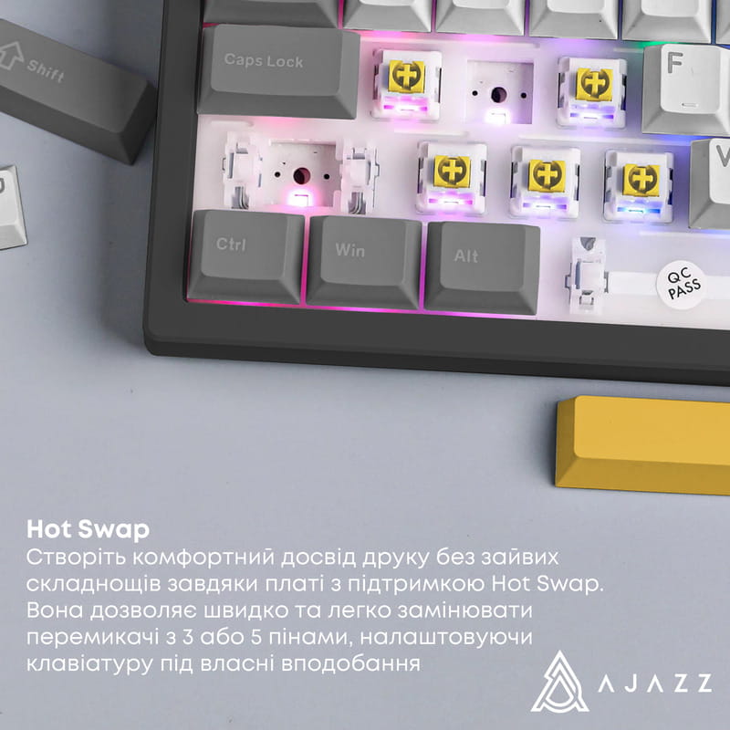 Клавіатура AjazzAK980 Magnetic Switch Black USB-C (AK980-MAX-M-BGY)