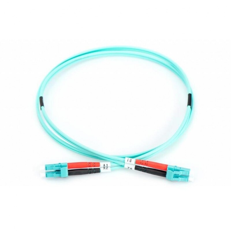 Оптичний патч-корд Digitus LC-LC, 50/125, OM3, duplex, 10м (DK-2533-10/3)