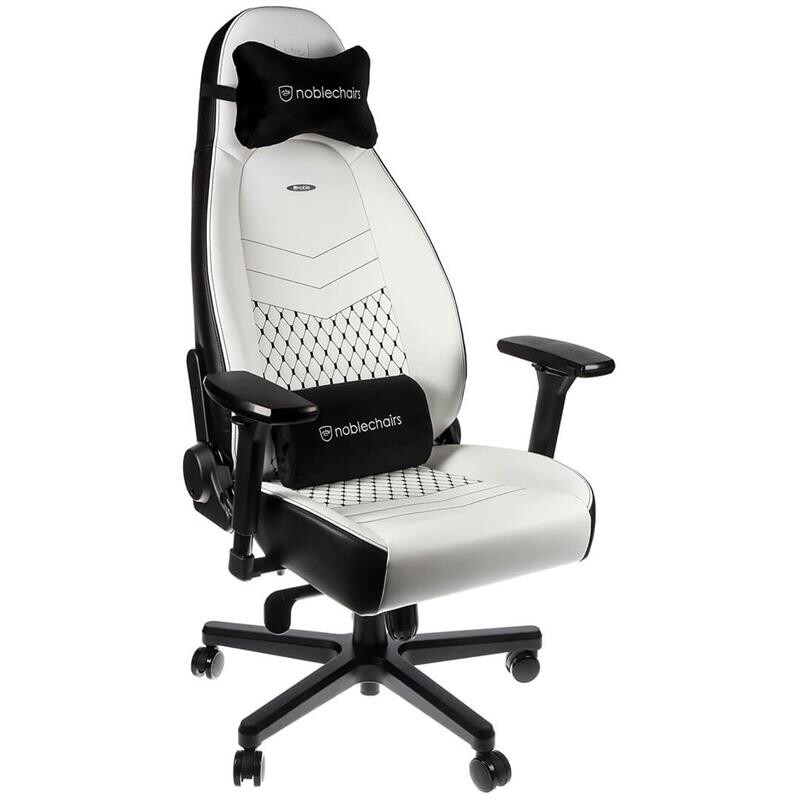 Крісло для геймерів Noblechairs Icon White/Black (NBL-ICN-PU-WBK)