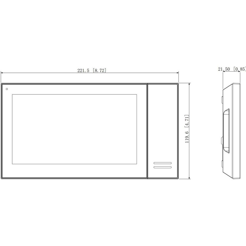 IP-відеодомофон Dahua DHI-VTH2421FW-P White