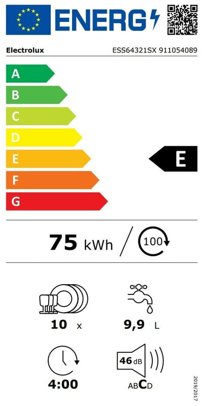 Посудомийна машина Electrolux ESS64321SX