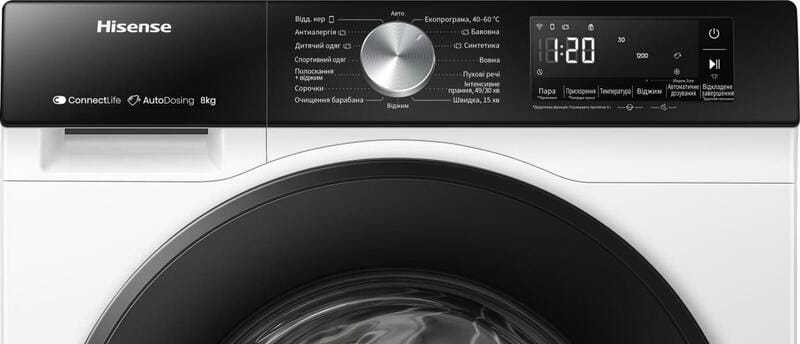 Пральна машина Hisense WF3S8045BW3/UA