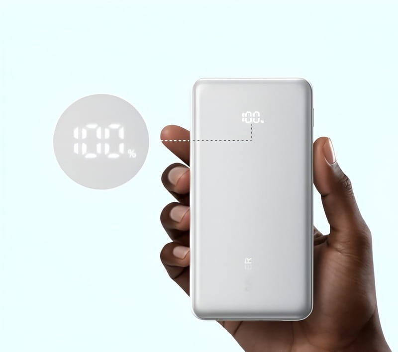 Универсальная мобильная батарея Anker Zolo 20000mAh 22.5W White (A110EH21)