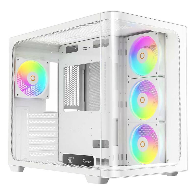 Корпус Ocypus Iota C70 Curve ARGB White (IOTA-C70-WHD400CD-GL)