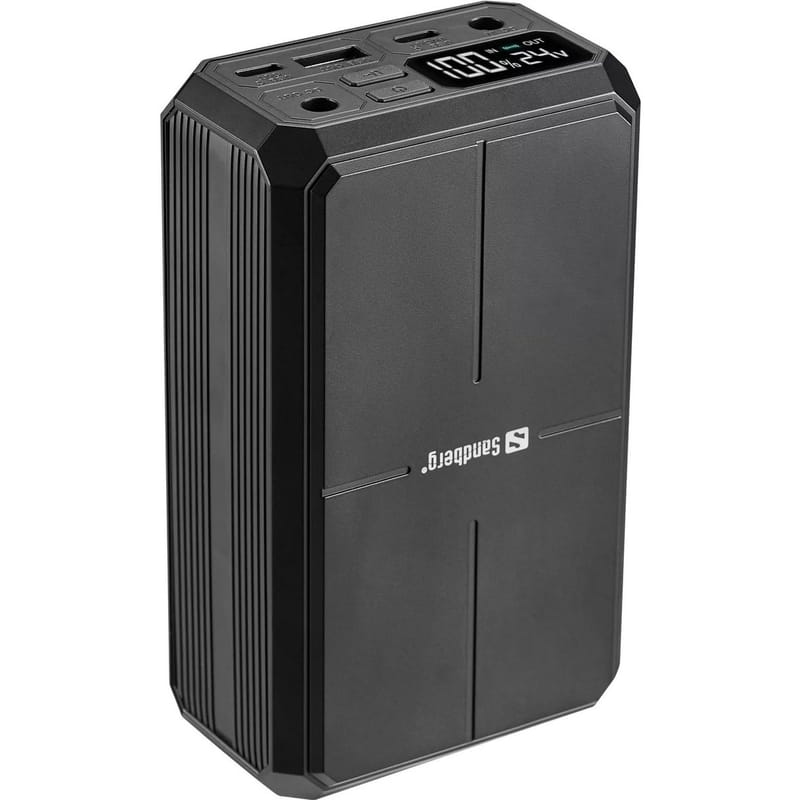 Універсальна мобільна батарея Sandberg Laptop 27000mAh PD 100W Black (421-13)