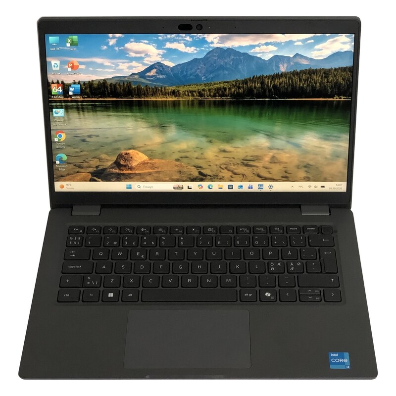 Ноутбук Dell Latitude 3450 / 14" FullHD IPS / i3-1315U / 8GB / 256GB SSD / Win11Pro / Backlight / сканер відбитка - Б/в