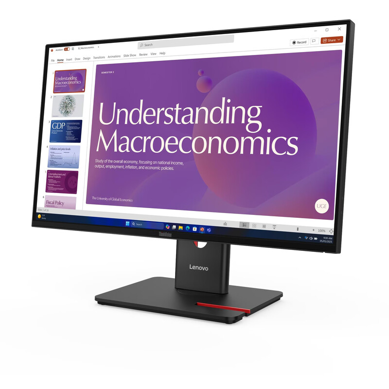 Монiтор Lenovo 23.8" ThinkVision T24D-40 (64B9GAT1UA) IPS Black 120Hz