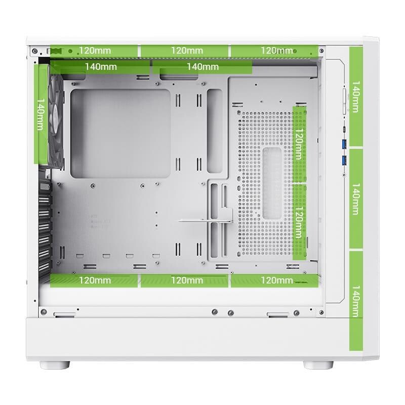Корпус GameMax Claw 460 WW White