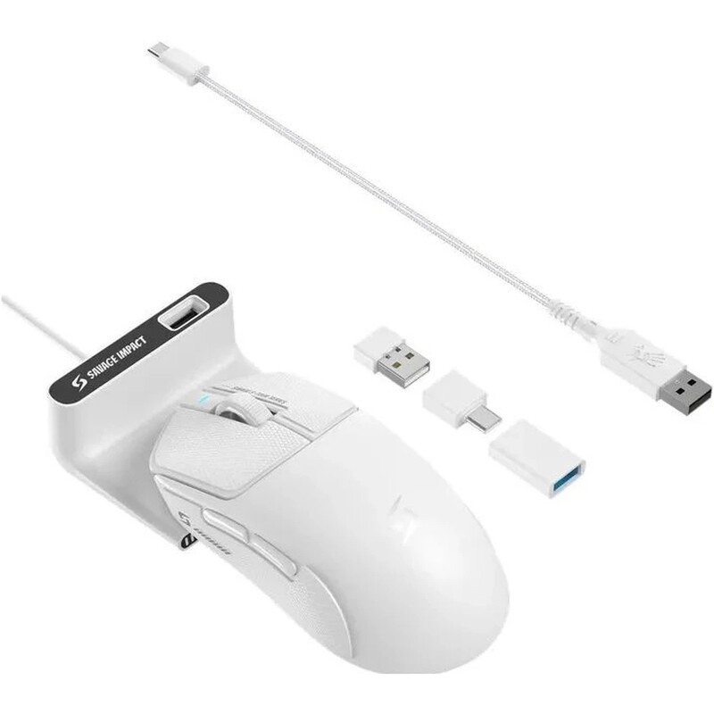 Мышь беспроводная Bloody SG5 White