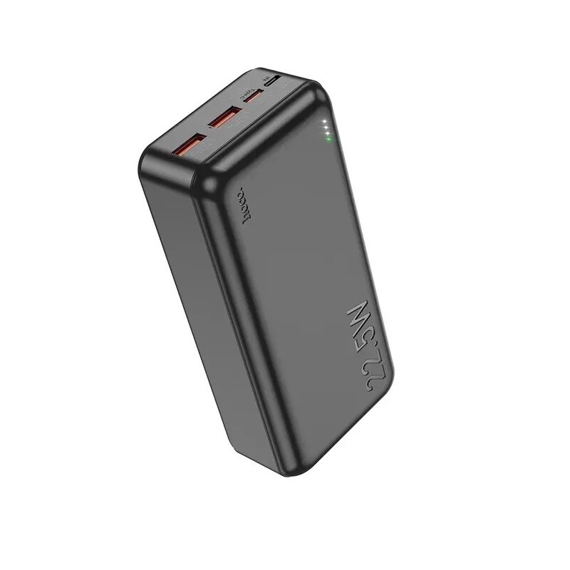 Універсальна мобільна батарея Hoco J101B Astute 22.5W 30000mAh Black (6931474782519)
