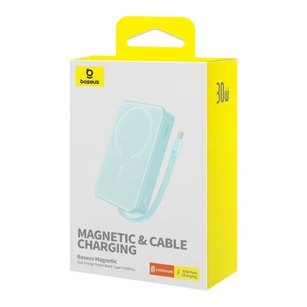 Универсальная мобильная батарея Baseus Magnetic Mini 10000mAh, 30W Blue (P1002210B333-00)