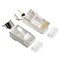 Фото - Коннектор RJ 45 Cablexpert (LC-PTF7-01/10) 8P8C, Cat.7, FTP, з наскрізними отворами, позолочені контакти (10 шт/уп) | click.ua