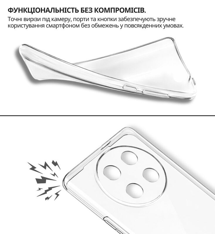 Чeхол-накладка BeCover для Honor X9c Transparancy (714946)