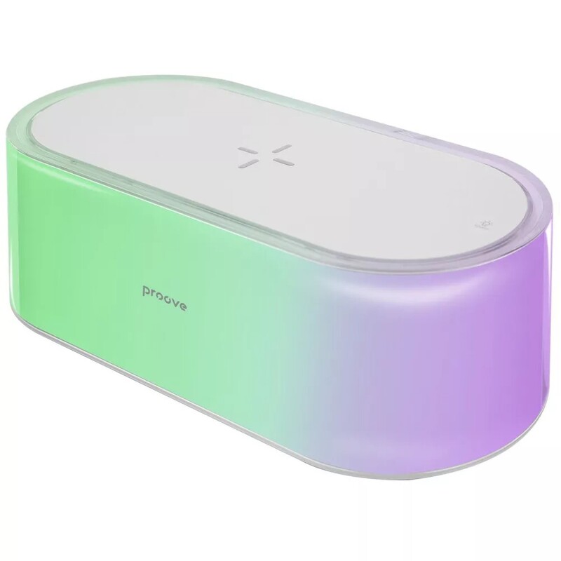 Ночник с беспроводной зарядкой Proove Glow White (PLPG00102002)
