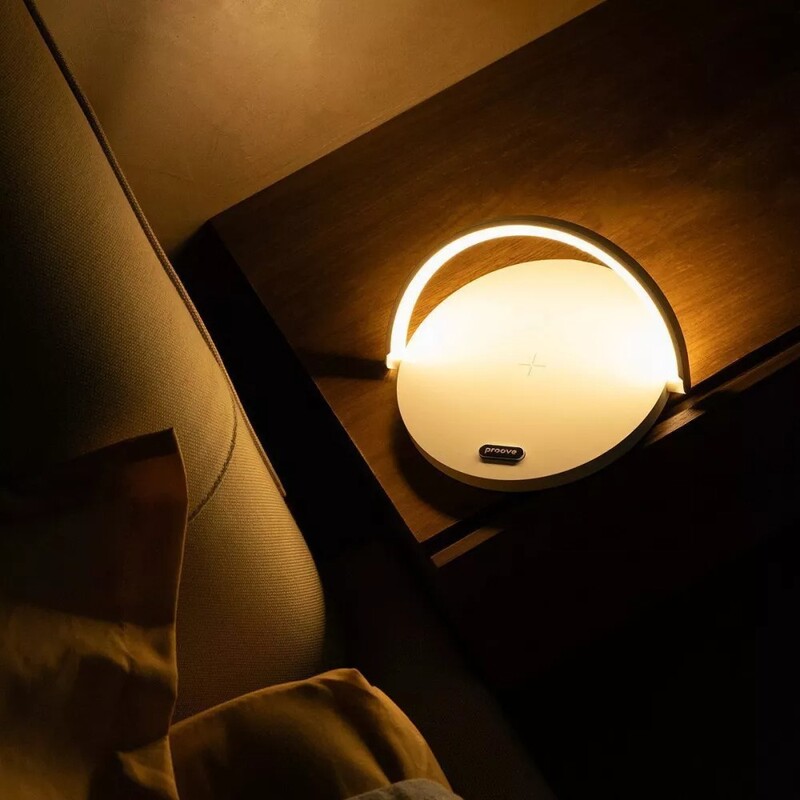 Нічник із бездротовою зарядкою Proove Light Bridge White (PLLB05102002)
