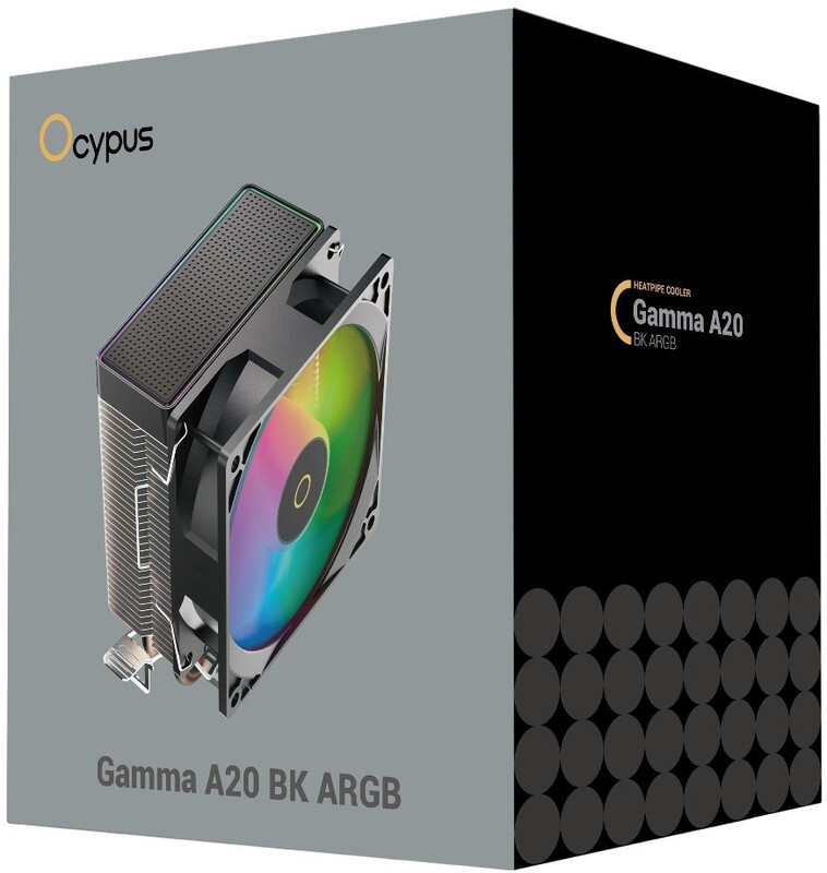 Кулер процессорный Ocypus Gamma A20 BK ARGB (GAMMA-A20-BK1AAWN00F-GL)