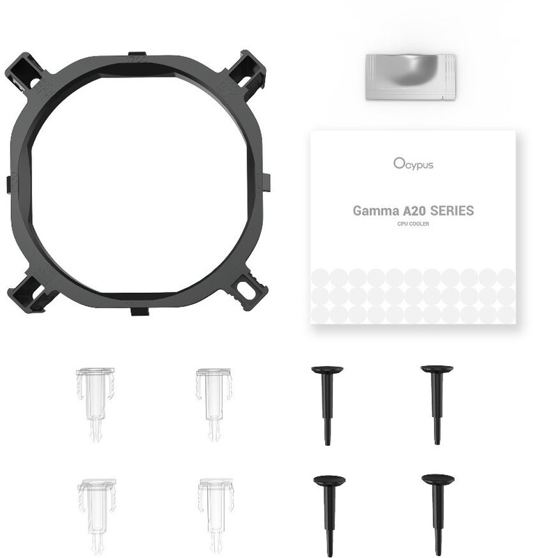 Кулер процессорный Ocypus Gamma A20 BK ARGB (GAMMA-A20-BK1AAWN00F-GL)