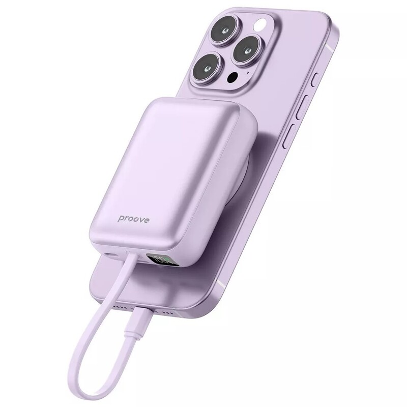 Универсальная мобильная батарея Proove Neutron 22.5W 10000mAh Purple (PBNE22022209)