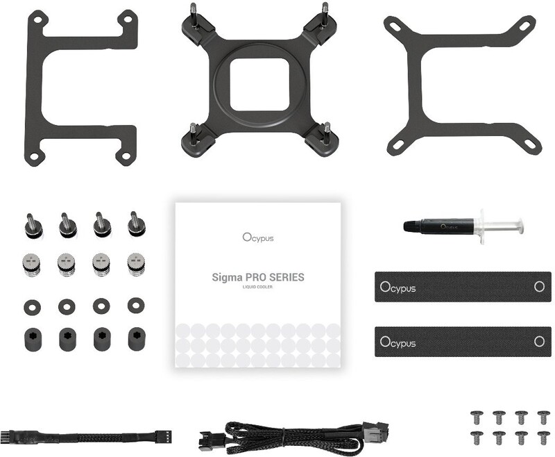 Система водяного охлаждения Ocypus Sigma L24 Pro BK (SIGMA-L24-BK2ANWL00P-GL)