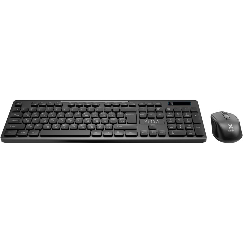 Комплект (клавіатура, мишка) бездротовий Vinga KBSW-100 Black