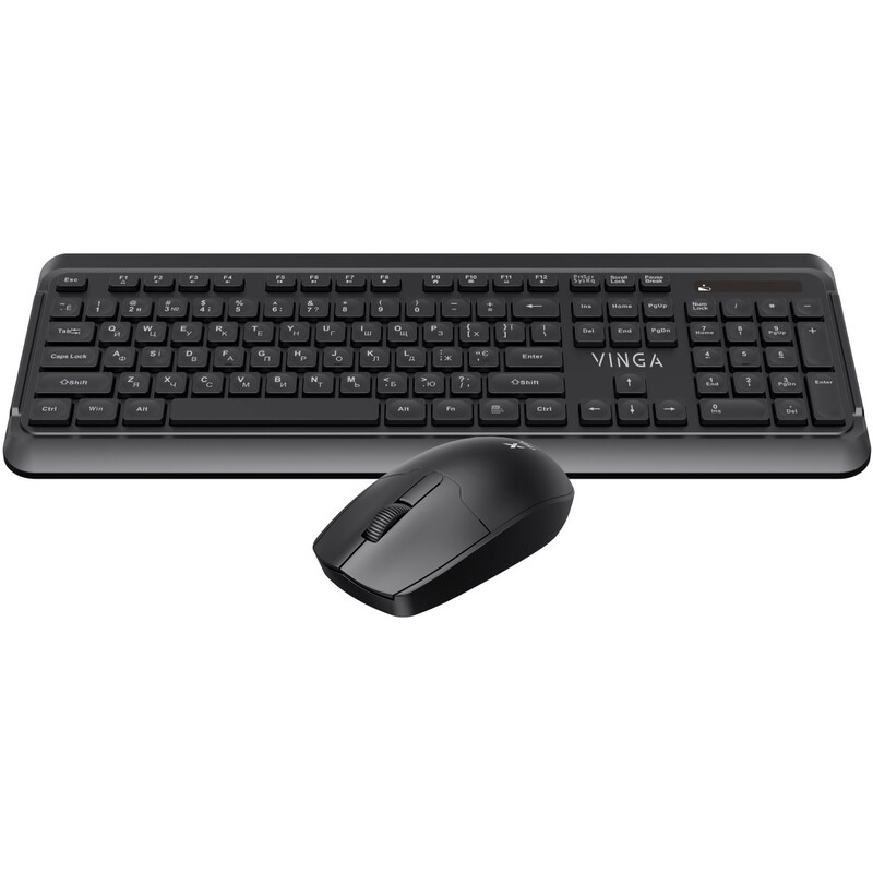 Комплект (клавіатура, мишка) бездротовий Vinga KBSW-110 Black