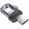 Фото - Флеш-накопитель USB3.0 256GB OTG SanDisk Ultra Dual Black (SDDD3-256G-G46) | click.ua