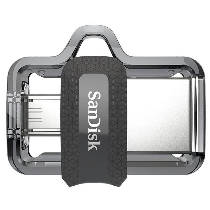 Флеш-накопичувач USB3.0 128GB OTG SanDisk Ultra Dual Black (SDDD3-128G-G46)