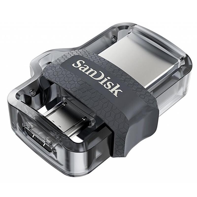 Флеш-накопичувач USB3.0 128GB OTG SanDisk Ultra Dual Black (SDDD3-128G-G46)